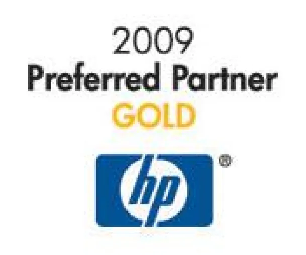 Bild: Saxocom AG ist HP Gold Preferred Partner 2009