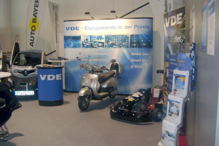 i+e Messe Freiburg / VDE informiert zu Elektromobilität und Produktsicherheit Bild: i+e Messe Freiburg / VDE informiert zu Elektromobilität und Produktsicherheit