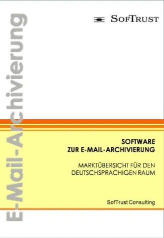 Bild: 50 Softwareprodukte zur Email-Archivierung im Überblick