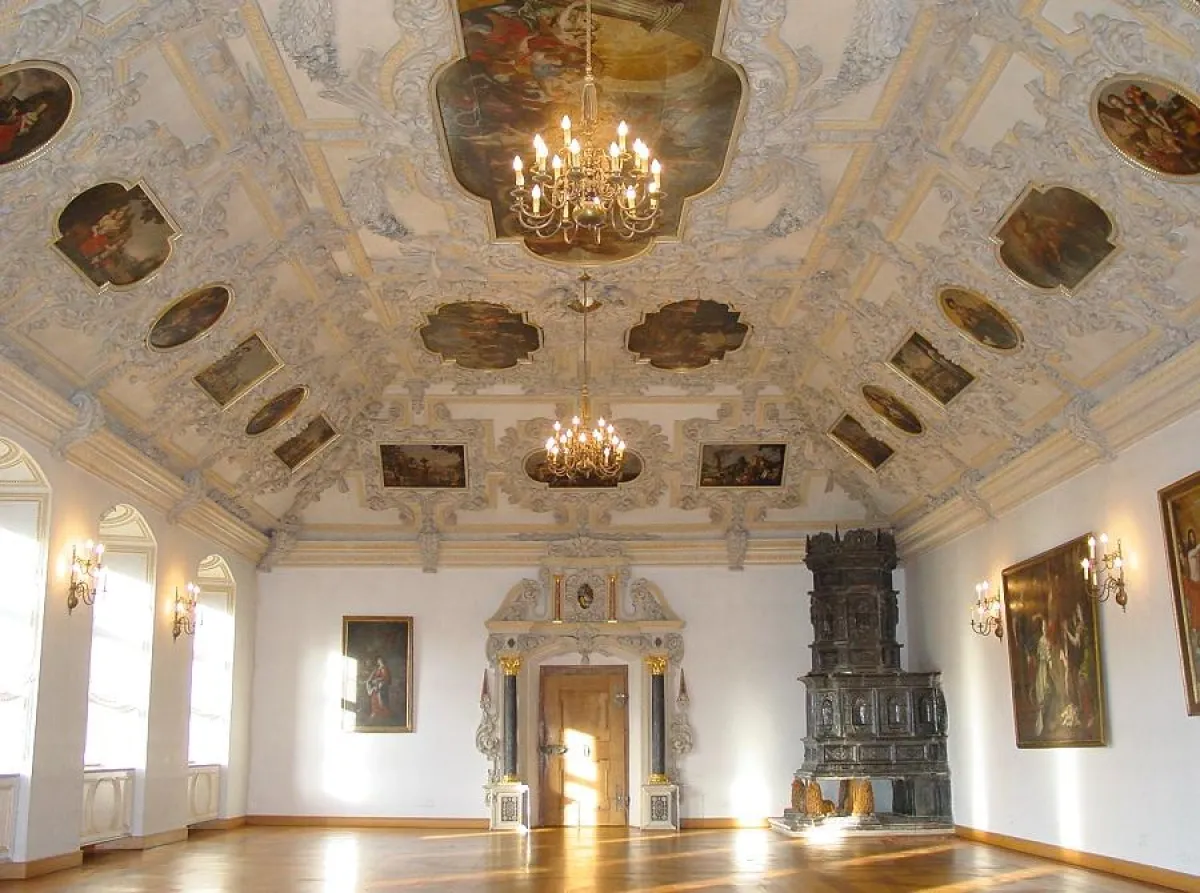 Der Benediktbeurer Barocksaal (Foto: Hermann Kuhn)