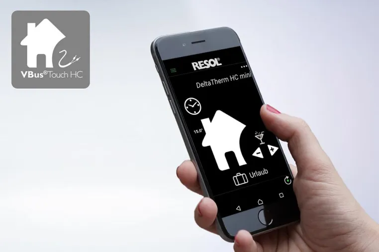 Die Heizsaison hat begonnen – entdecken Sie die VBus®Touch HC App von RESOL Bild: Die Heizsaison hat begonnen – entdecken Sie die VBus®Touch HC App von RESOL