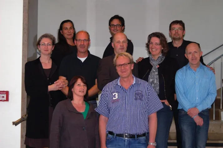 Bild: Bau-Mediatoren nach erfolgreichem Abschluss zertifiziert