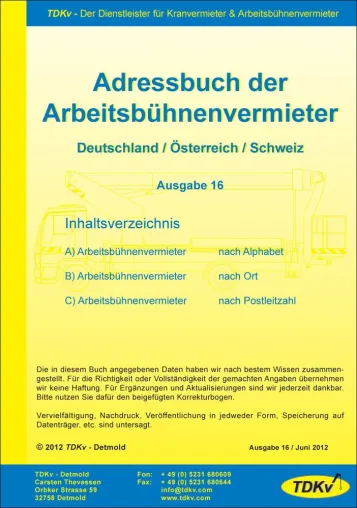 Bild: Arbeitsbühnen mieten leicht gemacht mit dem Branchenverzeichnis für die Arbeitsbühnenvermietung