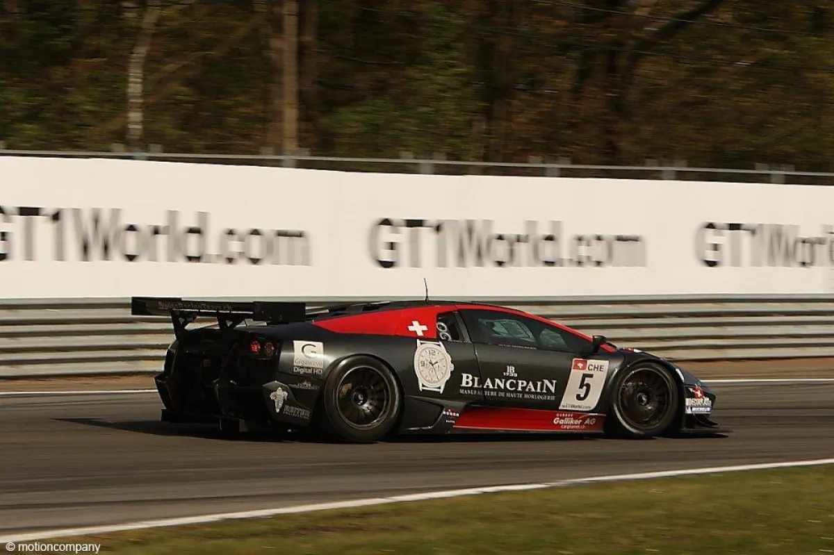 Swiss Racing Team in der FIA GT1 Weltmeisterschaft mit zwei Lamborghini Murcielago