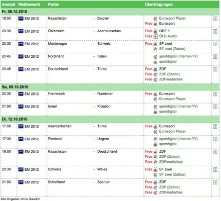 Bild: Live-Fußball: Das TV-Programm der Länderspielphase
