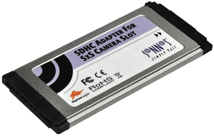 Bild: SDHC-Adapter für SxS von Sonnet