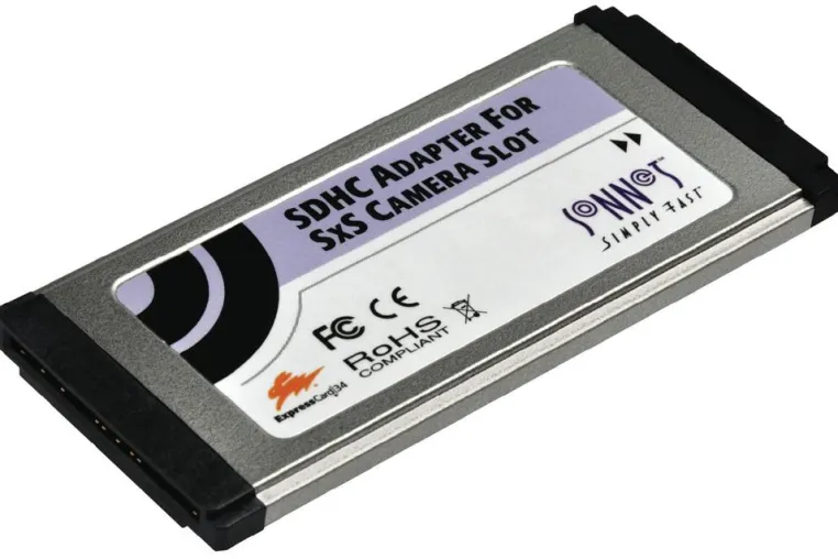 Bild: SDHC-Adapter für SxS von Sonnet
