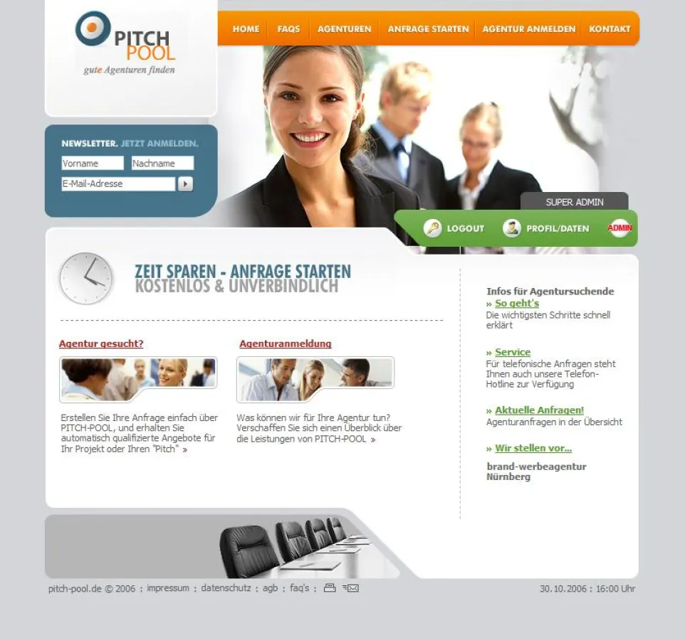 Jetzt online: PITCH-POOL - gut(e) Agenturen finden