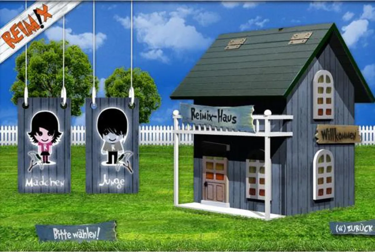 Online-Spiel der Kinderreime-Website