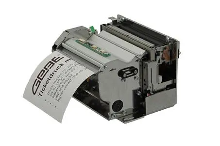 Bild: Gut gesichert: GeBE-MOTION®. Ticketdrucker mit Presenter für öffentliche Standorte