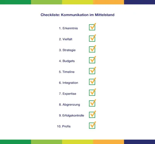 Bild: 10 Punkte, wie der Mittelstand seine Kommunikation verbessert