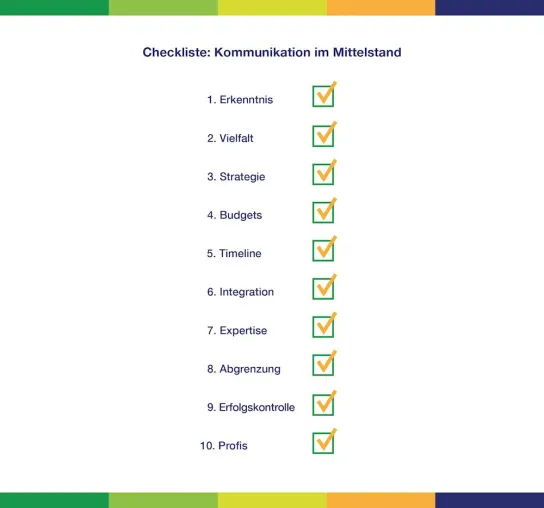 Bild: 10 Punkte, wie der Mittelstand seine Kommunikation verbessert