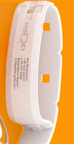 Notfallarmband für mehr Sicherheit im Ausdauersport Bild: Notfallarmband für mehr Sicherheit im Ausdauersport