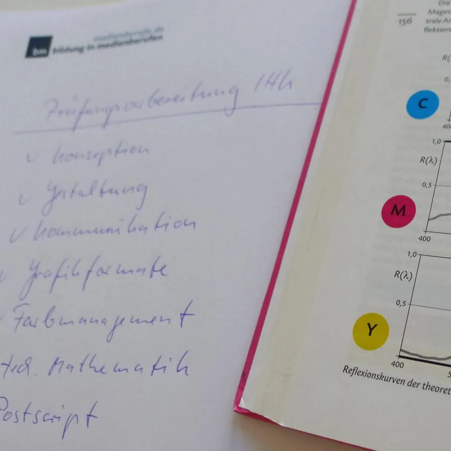 bm - bildung in medienberufen bietet auch für externe Auszubildende fünftägige Vorbereitungslehrgäng