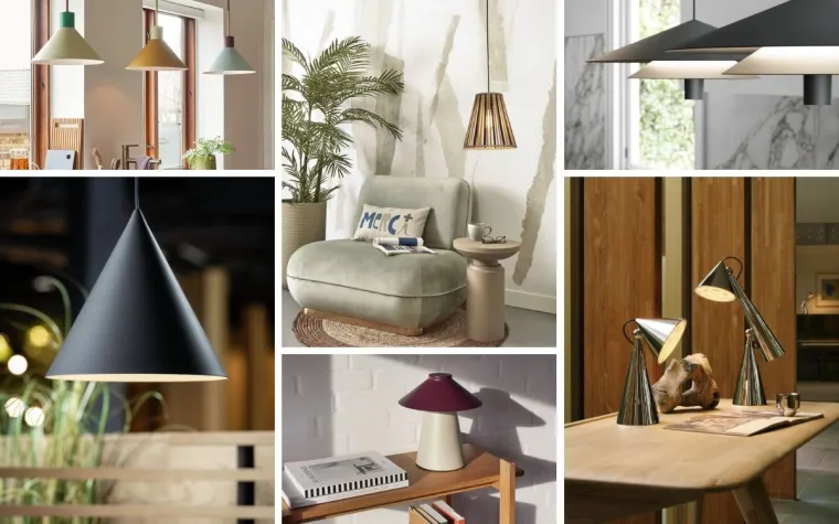 Bild: Conical Shades & die Formensprache des Lichts: Lampenwelt.de präsentiert das Revival der konischen Form