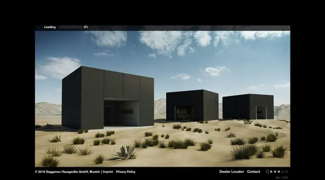 Bild: w3design. wurde mit dem Gaggenau Online Showroom für den DMMA Onlinestar 2010 nominiert