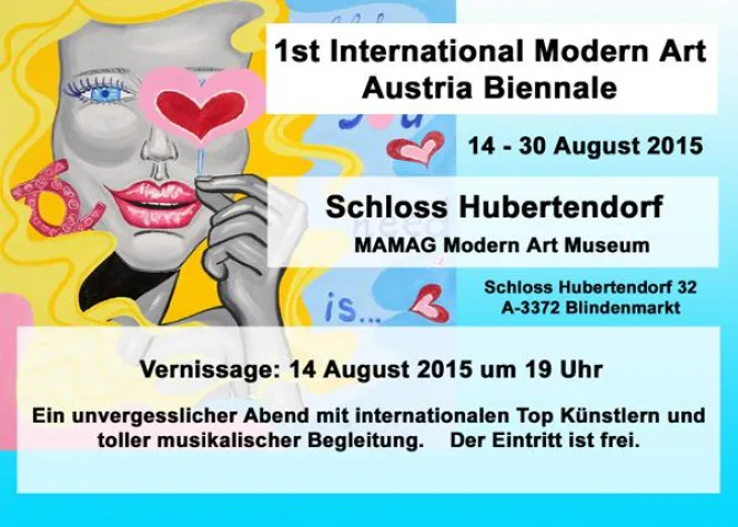 Bild: International Modern Art Austria Biennale im Schloss Hubertendorf.