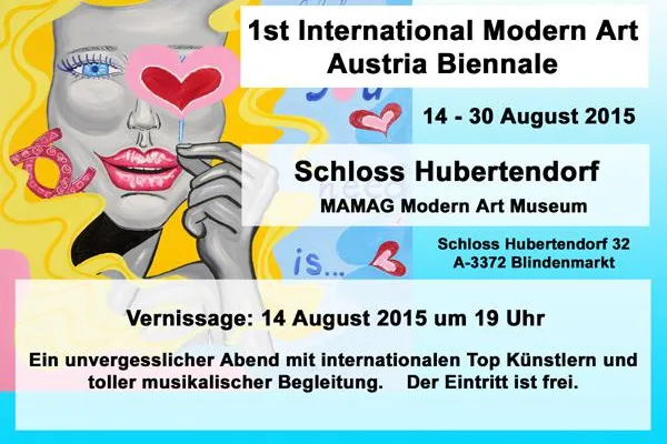 Bild: International Modern Art Austria Biennale im Schloss Hubertendorf.