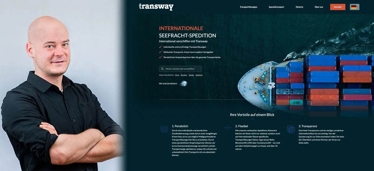 Kann sich über einen gelungenen Website-Relaunch freuen: Andreas Pfefferle, Geschäftsführer