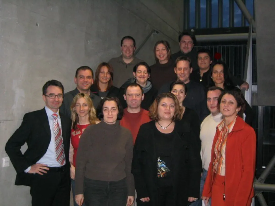 Teilnehmer des ersten PR+plus Master-Upgrades an der Donau-Universität Krems. Vorne links Referent Michael Boenigk, Leiter des Competence Centers Unternehmenskommunikation an der Hochschule für Wirtsc