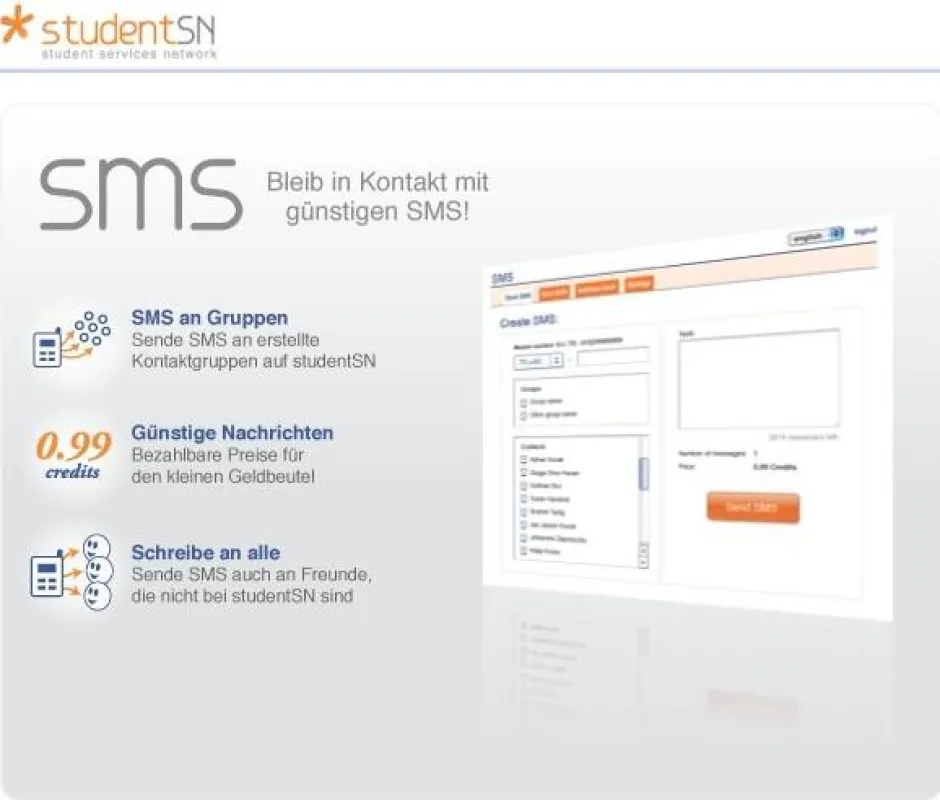 Weltweite SMS in alle Netze für 5 Cent