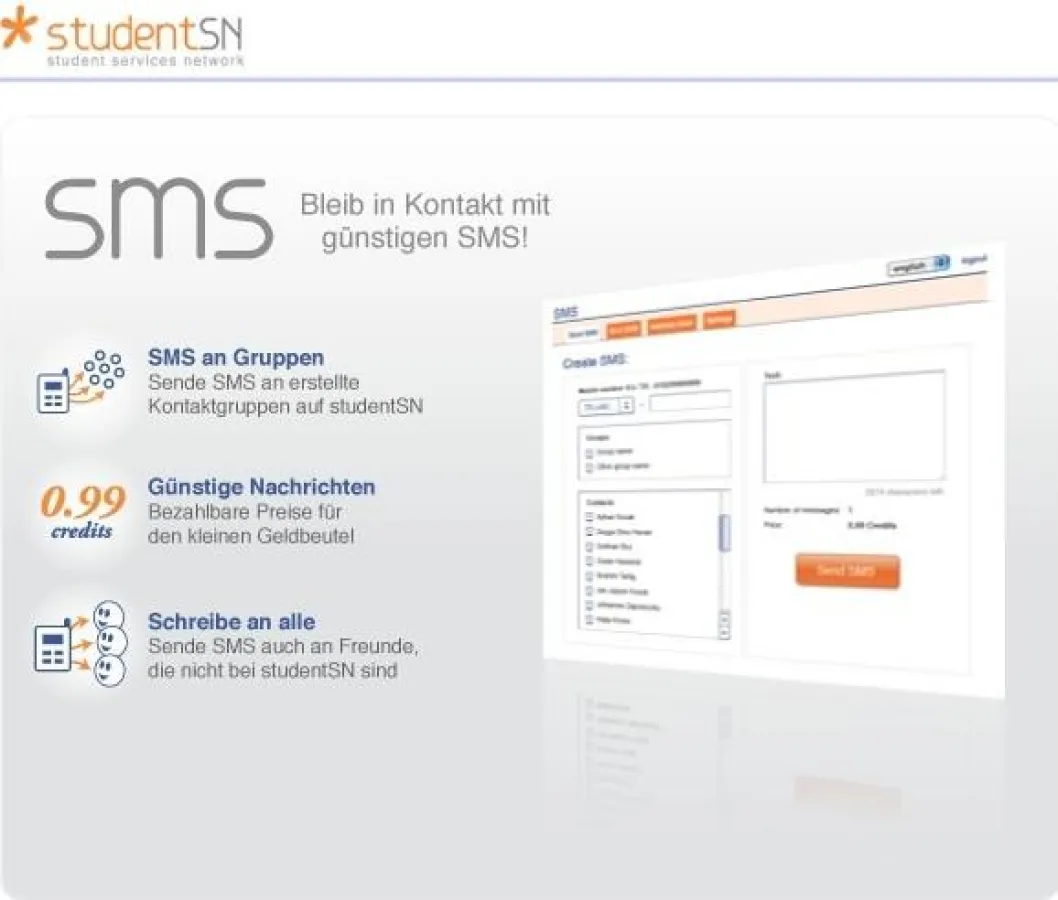 Weltweite SMS in alle Netze für 5 Cent