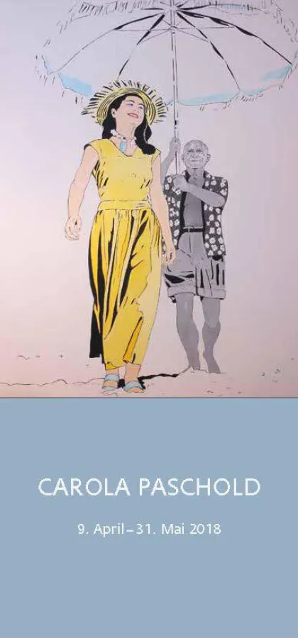 Carola Paschold - Françoise Gilot & Picasso - 2016 - Öl auf Leinwand - H 100cm x B80cm