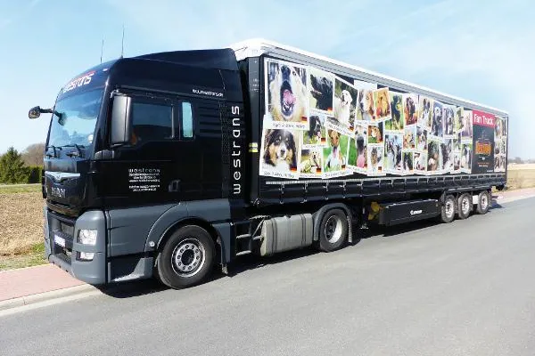 Bild: BELCANDO® Kundenaktion: Ein Truck für die Fans