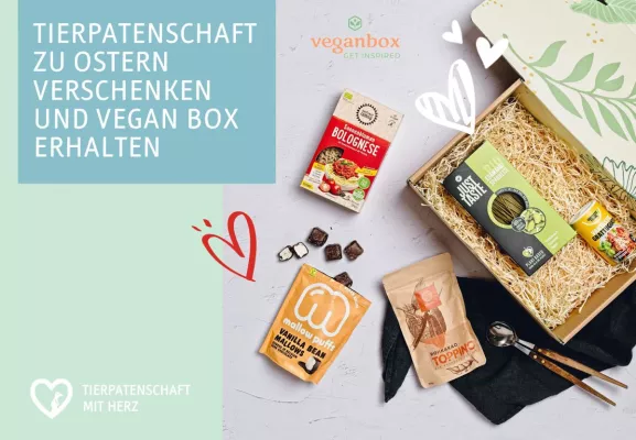Bild: Ostergeschenk für alle, die Tiere lieben: "Tierpatenschaft mit Herz" verschenken & gratis Überraschungsbox