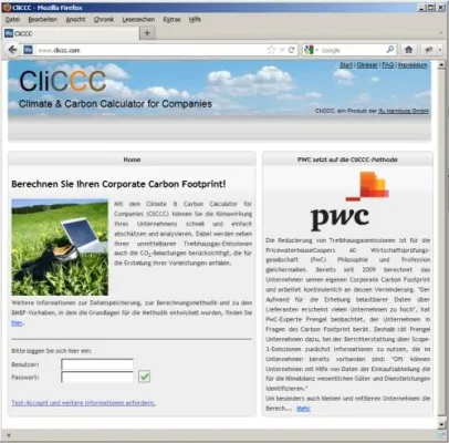 Bild: CO2-Rechner CliCCC der ifu Hamburg GmbH für den Innovationspreis-IT in der Kategorie Green IT nominiert