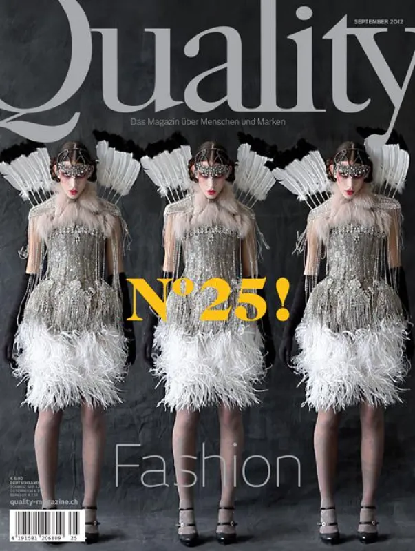 Das Cover der Jubiläumsausgabe des Quality Magazine