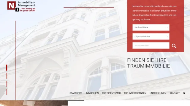 Bild: N1 Immobilienmanagement OHG - Ihr ausgezeichneter Immobilienmakler für Kaiserslautern und die Region