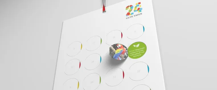 Bild: 24 Mal eine gute Tat: ein Adventskalender der	besonderen Art