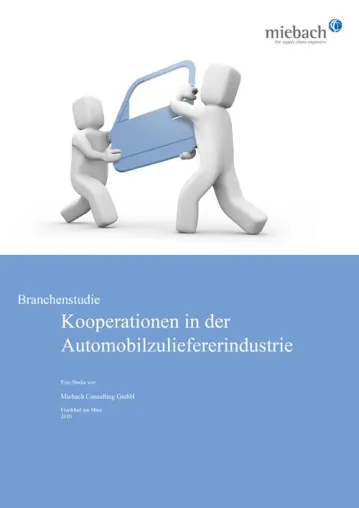 Bild: Studie: Kooperationen zwischen Automobilzulieferern sind richtungweisend