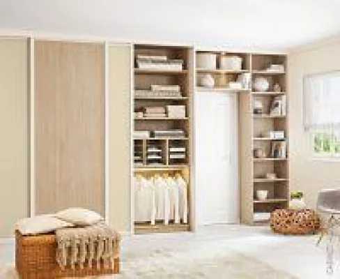 Bild: Tender Nature: Ein Einbauschrank nach Maß in zarten Creme- & Natürtönen