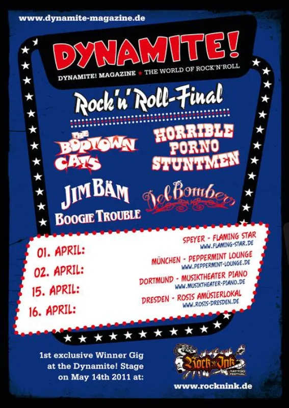 Der offizielle Tourflyer