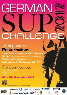 Bild: Finale der German SUP Challenge 2012 und Deutsche Meisterschaft SUP in Pelzerhaken