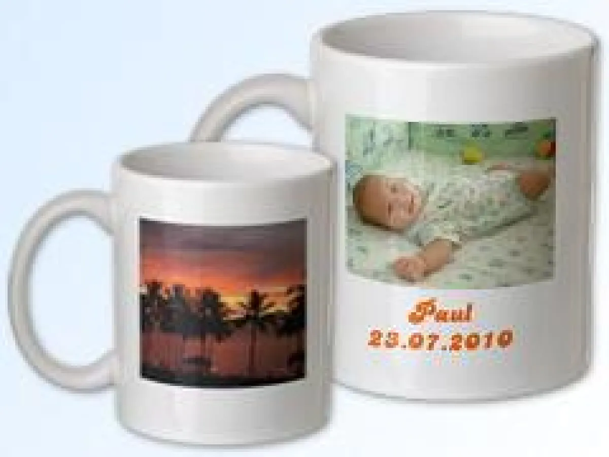 Persönliche Fototassen mit Lieblingsbild und -text von MY-BABY-SHOP.com