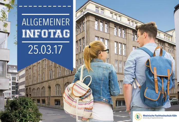 Bild: Auf Suche nach dem passenden Studium? Studieninfotag an der Rheinischen Fachhochschule Köln am 25.3.17