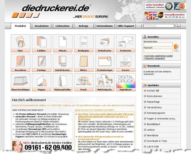 Bild: Neue Rechtsform für das Einzelunternehmen diedruckerei.de – Umfirmierung zur Onlineprinters GmbH