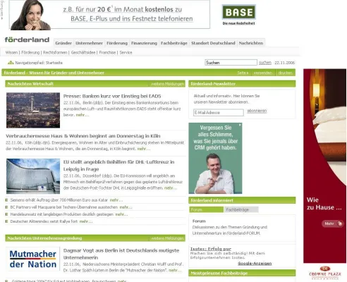 förderland erstrahlt in neuem Glanz – erfolgreicher Relaunch des Nachrichten- und Informationsportals Bild: förderland erstrahlt in neuem Glanz – erfolgreicher Relaunch des Nachrichten- und Informationsportals