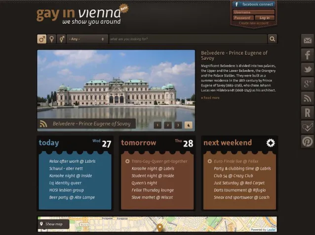 Bild: SchwuLesBische Reisecommunity "gay in Vienna" gelauncht