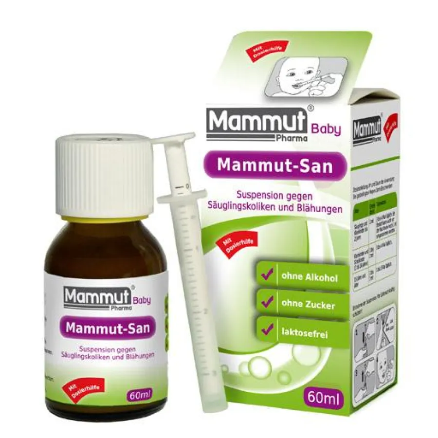 Mammut Baby Bäuchleinwohl wird zu Mammut-San © Mammut Pharma GmbH