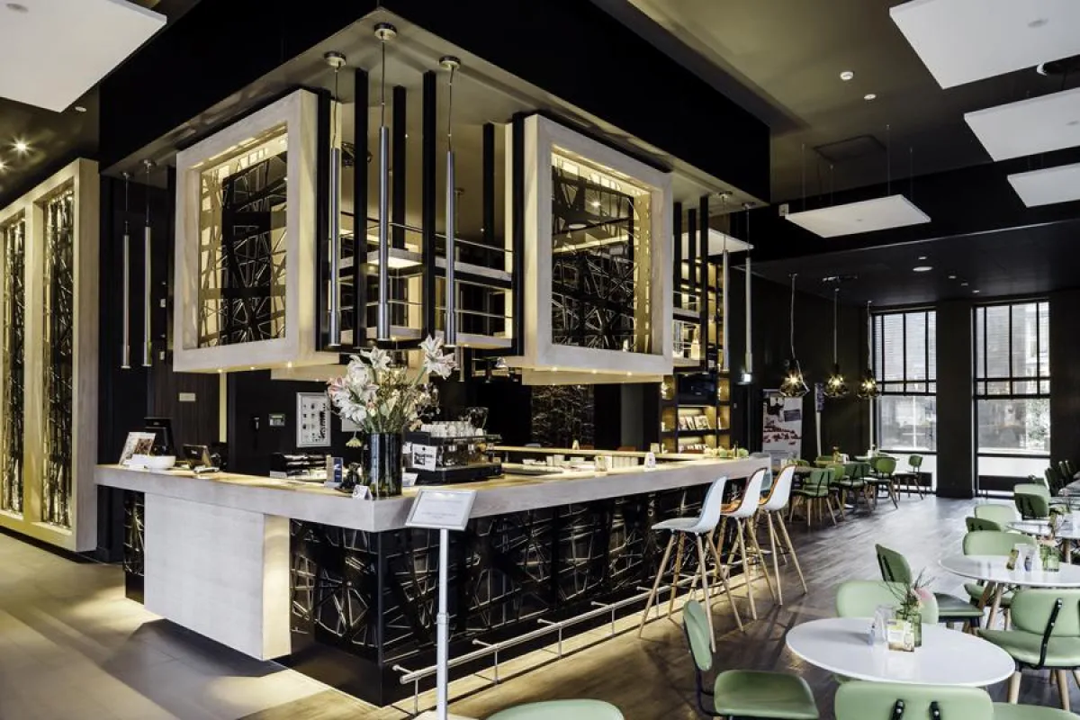 Der Eingangsbereich des Best Western Premier Hotel Couture. Foto: Hansa Armaturen GmbH