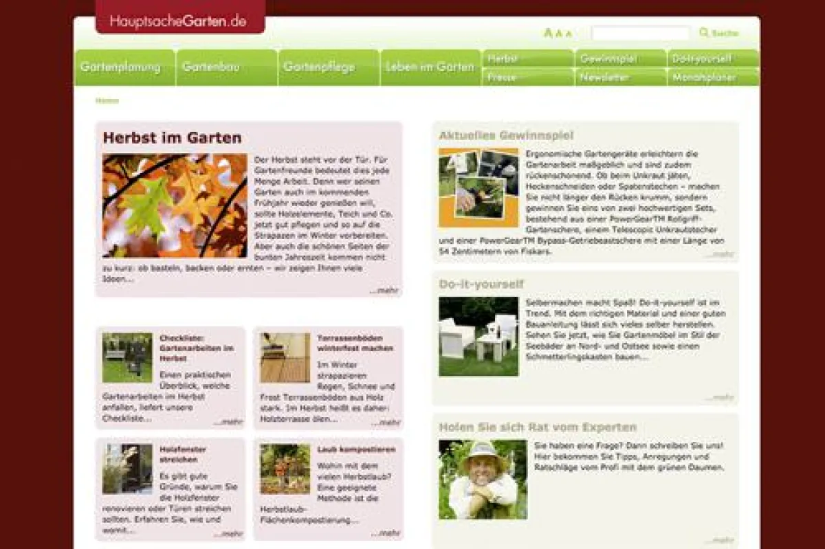 Eine Übersicht darüber, was im Herbst im Garten zu tun ist, erhalten Internetnutzer auf HauptsacheGa