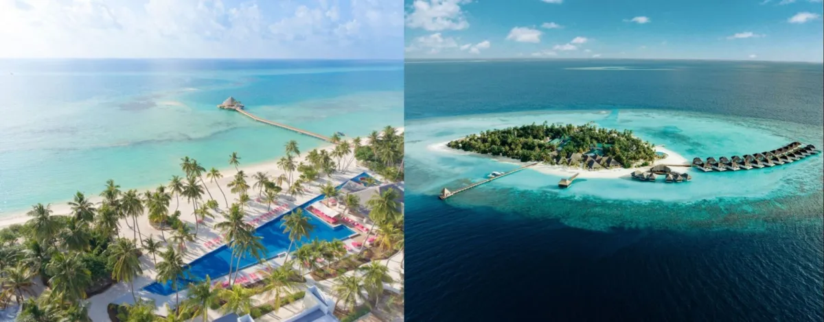 Kandima (l) und Nova Maldives (r) (© Kandima und Nova Maldives)