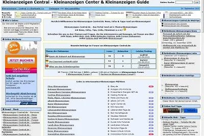 Relaunch vom Kleinanzeigen Portal Kleinanzeigen-Central.de erfolgreich Bild: Relaunch vom Kleinanzeigen Portal Kleinanzeigen-Central.de erfolgreich