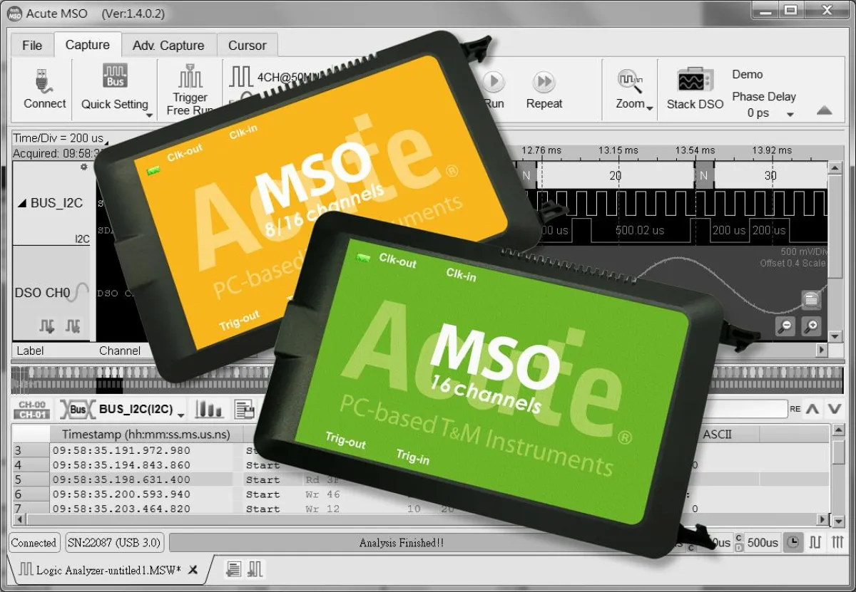 MSO2000 - 3-in-1 Analysator