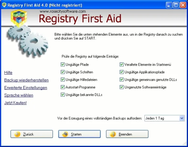 Bild: Registry First Aid 4: Die Putzfrau kommt
