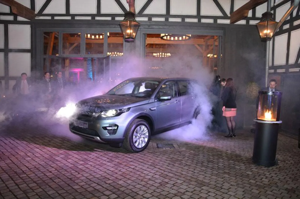 Land Rover Discovery Sport Premiere in der Eventscheune Dagobertshausen (Foto: VILA VITA, frei zur